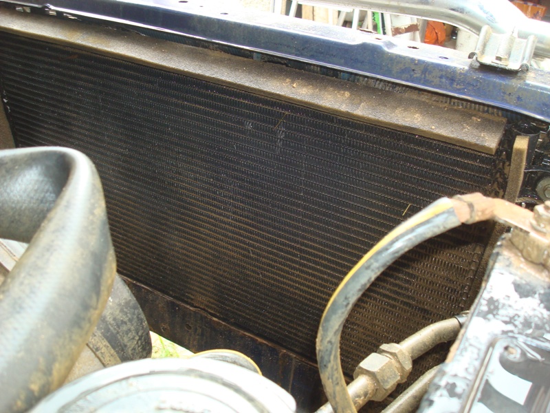 radiateur de clim enfin propre , lavé et soufflé