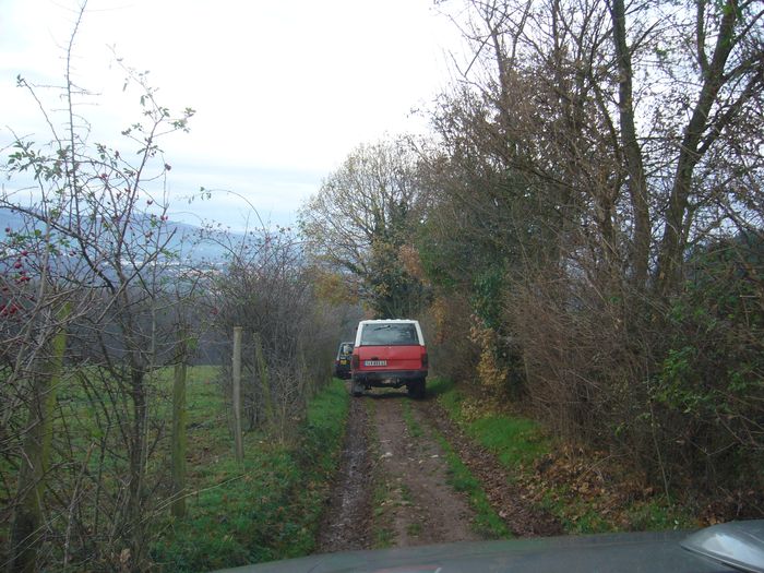 Départ dans les chemins
