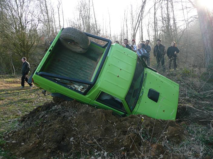 vu sur la benne